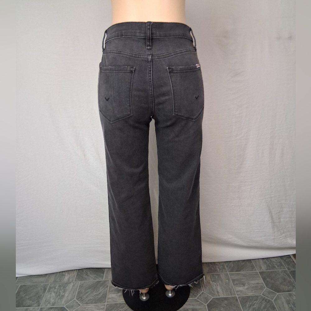 Hudson Jeans Washed Black Cropped Straight Ankle - Picture 8 of 16
